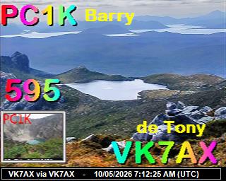 VK7AX: 2026051009 de DB0BEN