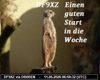 DF9XZ: 2026051108 de DB0BEN
