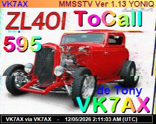 VK7AX: 2026051204 de DB0BEN