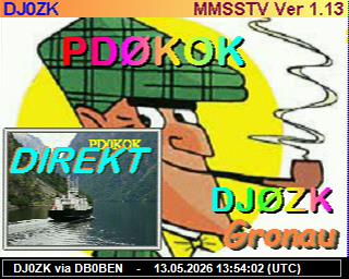 DJ0ZK: 2026051315 de PI1DFT
