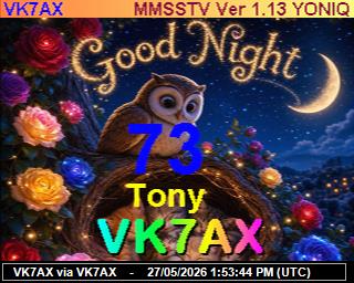 VK7AX: 2026052715 de DB0BEN