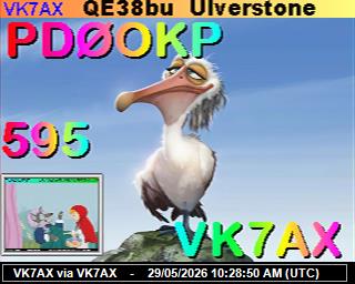 VK7AX: 2026052912 de DB0BEN