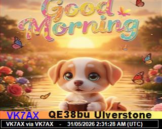 VK7AX: 2026053104 de DB0BEN