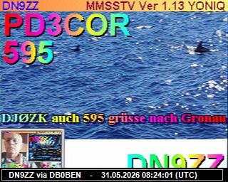DN9ZZ: 2026053110 de DB0BEN