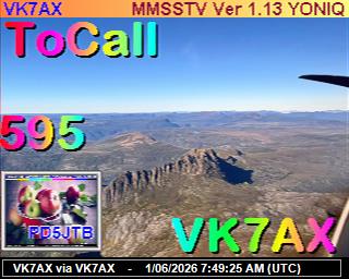 VK7AX: 2026060109 de DB0BEN