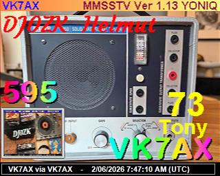 VK7AX: 2026060209 de DB0BEN