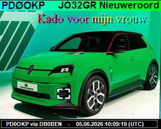 PD0OKP: 2026060512 de DB0BEN