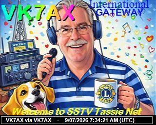 VK7AX: 2026070909 de DB0BEN