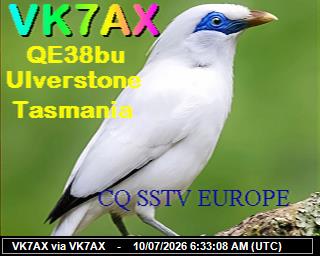 VK7AX: 2026071008 de DB0BEN