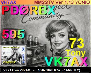 VK7AX: 2026071008 de DB0BEN