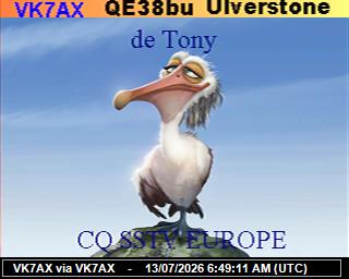 VK7AX: 2026071308 de DB0BEN