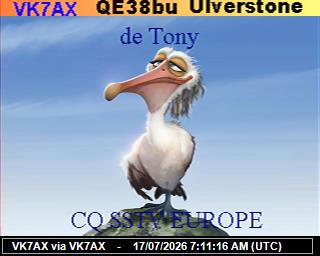 VK7AX: 2026071709 de DB0BEN