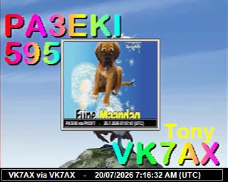 VK7AX: 2026072009 de DB0BEN