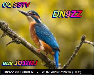 DN9ZZ: 2026072009 de DB0BEN