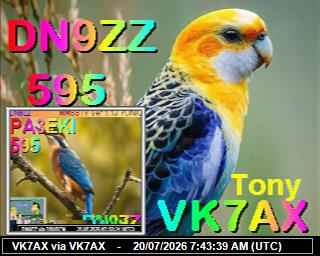 VK7AX: 2026072009 de DB0BEN