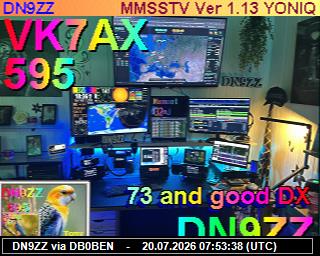 DN9ZZ: 2026072009 de DB0BEN
