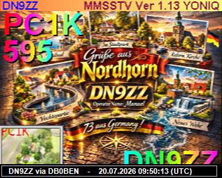 DN9ZZ: 2026072011 de DB0BEN
