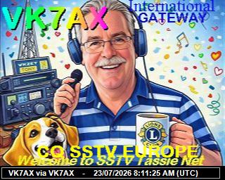 VK7AX: 2026072310 de DB0BEN