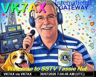 VK7AX: 2026073009 de DB0BEN