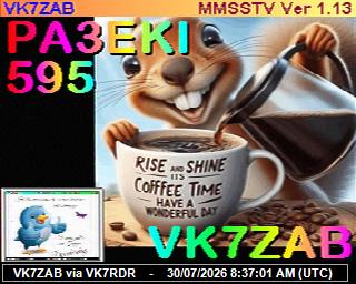 VK7ZAB: 2026073010 de PI1DFT