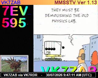 VK7ZAB: 2026073011 de PI1DFT