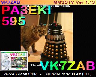 VK7ZAB: 2026073013 de PI1DFT