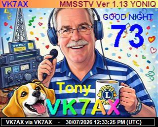 VK7AX: 2026073014 de DB0BEN