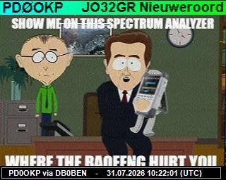 PD0OKP: 2026073112 de PI1DFT