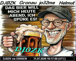 DJ0ZK: 2026073118 de PI1DFT