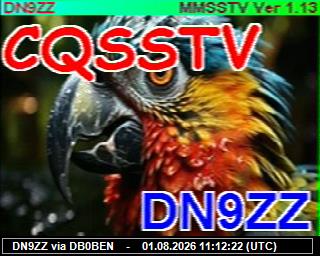 DN9ZZ: 2026080113 de DB0BEN