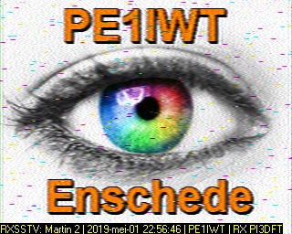 PE1IWT: 2019-05-01 de PI3DFT