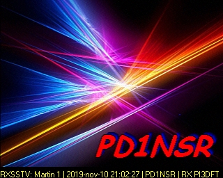 PD1NSR: 2019-11-10 de PI3DFT
