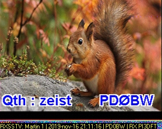 PD0BW: 2019-11-16 de PI3DFT