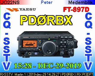 PD0RBX: 2019-12-29 de PI3DFT