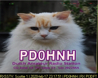 PD0HNH: 2020-02-17 de PI3DFT