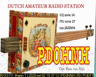 PD0HNH: 2020-03-02 de PI3DFT