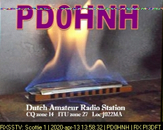PD0HNH: 2020-04-13 de PI3DFT