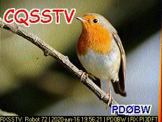 PD0BW: 2020-06-16 de PI3DFT