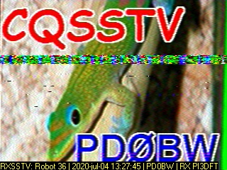 PD0BW: 2020-07-04 de PI3DFT