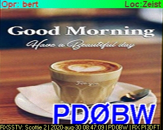 PD0BW: 2020-08-30 de PI3DFT