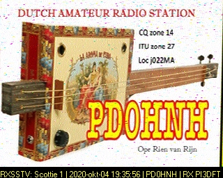 PD0HNH: 2020-10-04 de PI3DFT