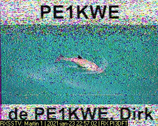 PE1KWE: 2021-01-23 de PI3DFT