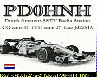 PD0HNH: 2021-01-24 de PI3DFT