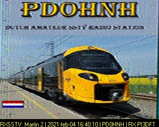 PD0HNH: 2021-02-04 de PI3DFT