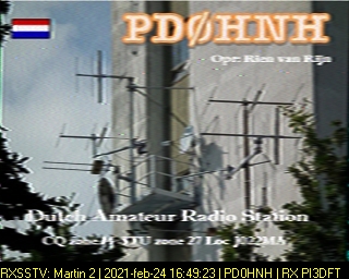 PD0HNH: 2021-02-24 de PI3DFT