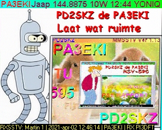 PA3EKI: 2021-04-02 de PI3DFT