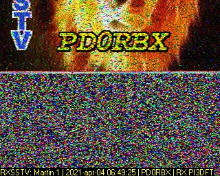 PD0RBX: 2021-04-04 de PI3DFT