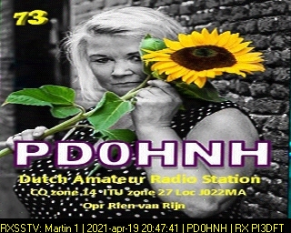 PD0HNH: 2021-04-19 de PI3DFT