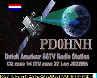 PD0HNH: 2021-07-28 de PI3DFT