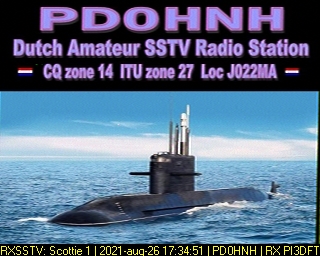 PD0HNH: 2021-08-26 de PI3DFT